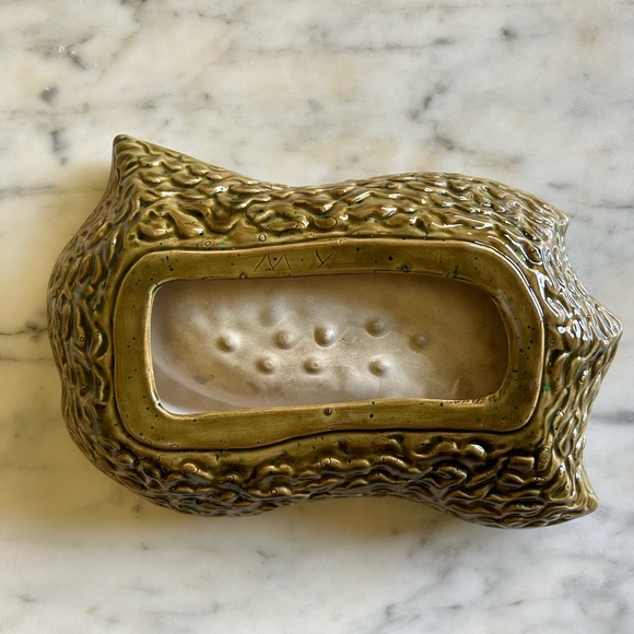 Vintage circa 1970s glazed ceramic ashtray - Picture 12 of 16